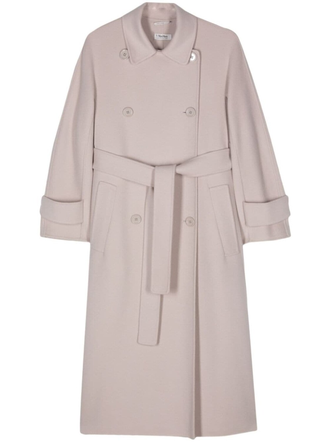 

'S Max Mara двубортное пальто Hester, нейтральный цвет