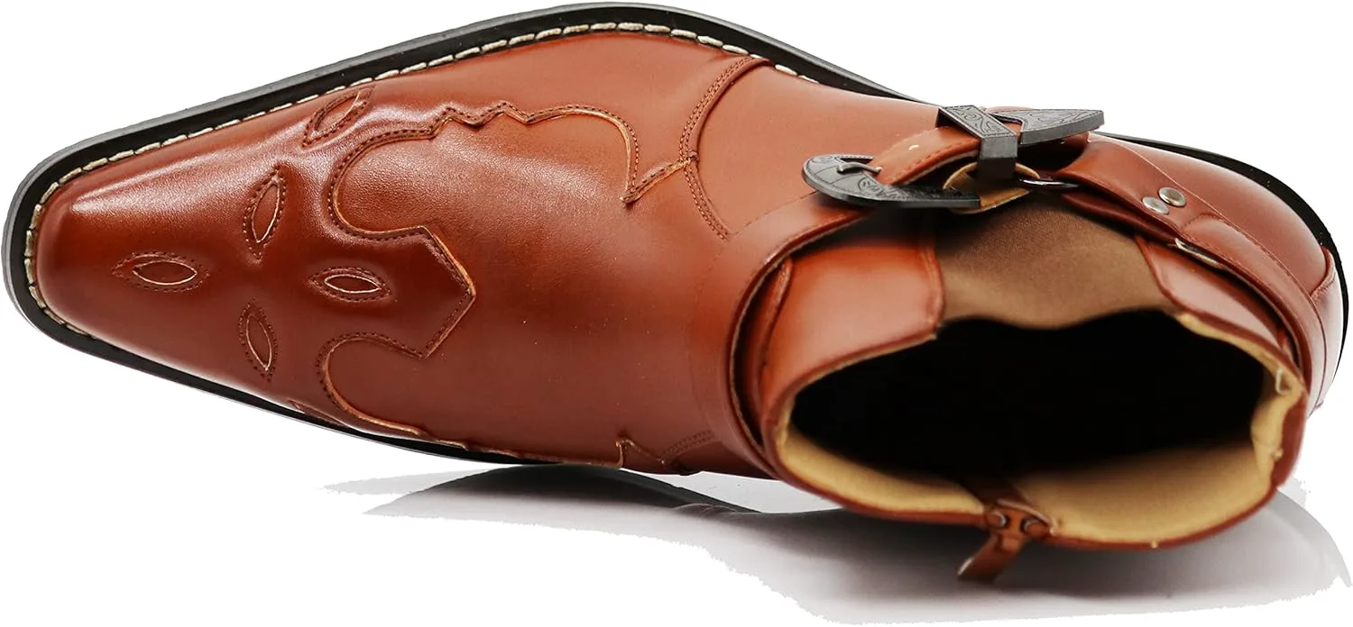 

Мужские мотоциклетные ковбойские ботинки Enzo Romeo WT11, коричневый