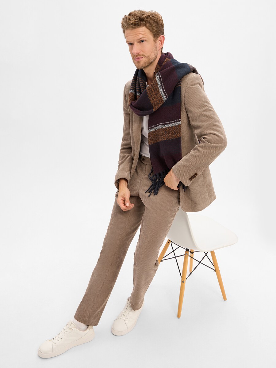 

Деловой пиджак прямого кроя CARL GROSS Theo, бежевый