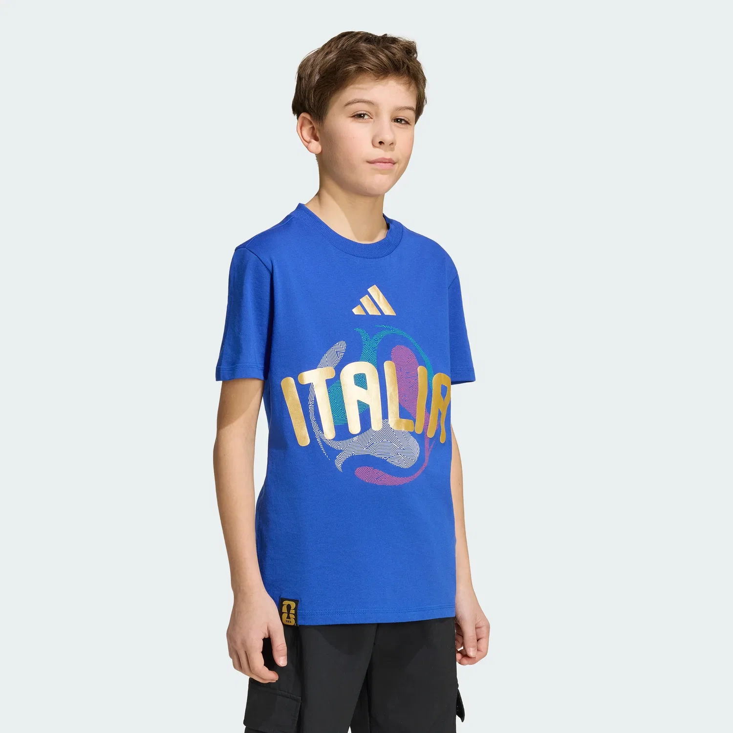 Детская футболка adidas FIFA World Cup 26 Italy, насыщенный синий