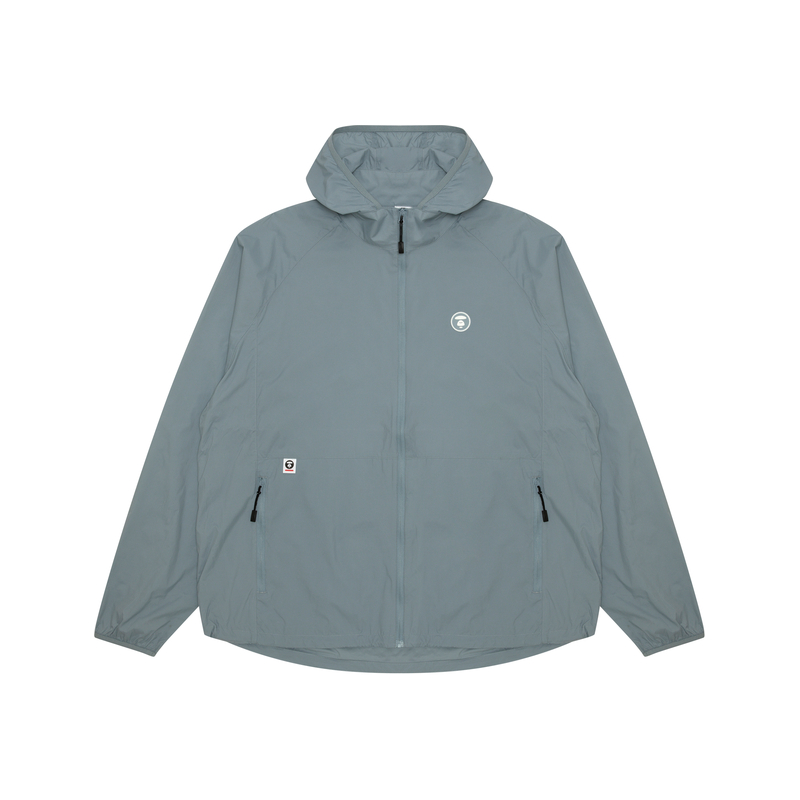 

Aape Курка-ветровка A Bathing APE® с логотипом Moonface, Gray GYK