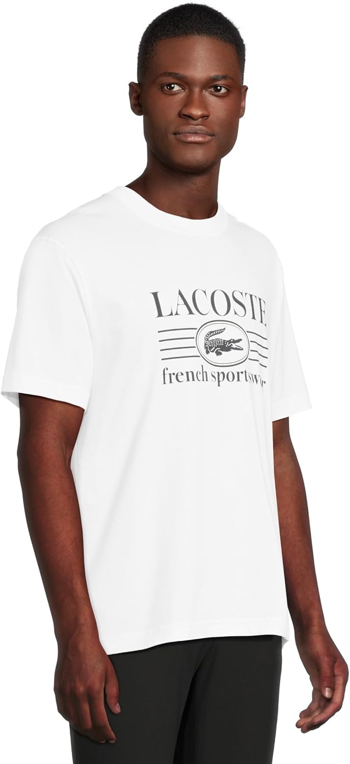 Футболка Lacoste Classic Fit, мужская, круглый вырез — фото 2