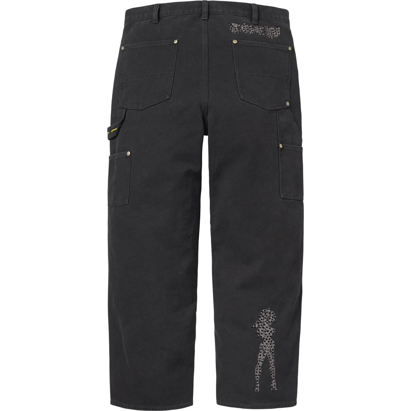 Карго-штаны Supreme x The Great China Wall Double Knee Painter Pant Black — фото 3