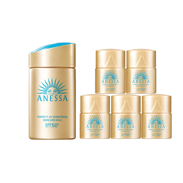 

Увлажняющий солнцезащитный крем Smart Sensation Protection SPF50+ ANESSA, Six-Piece Set