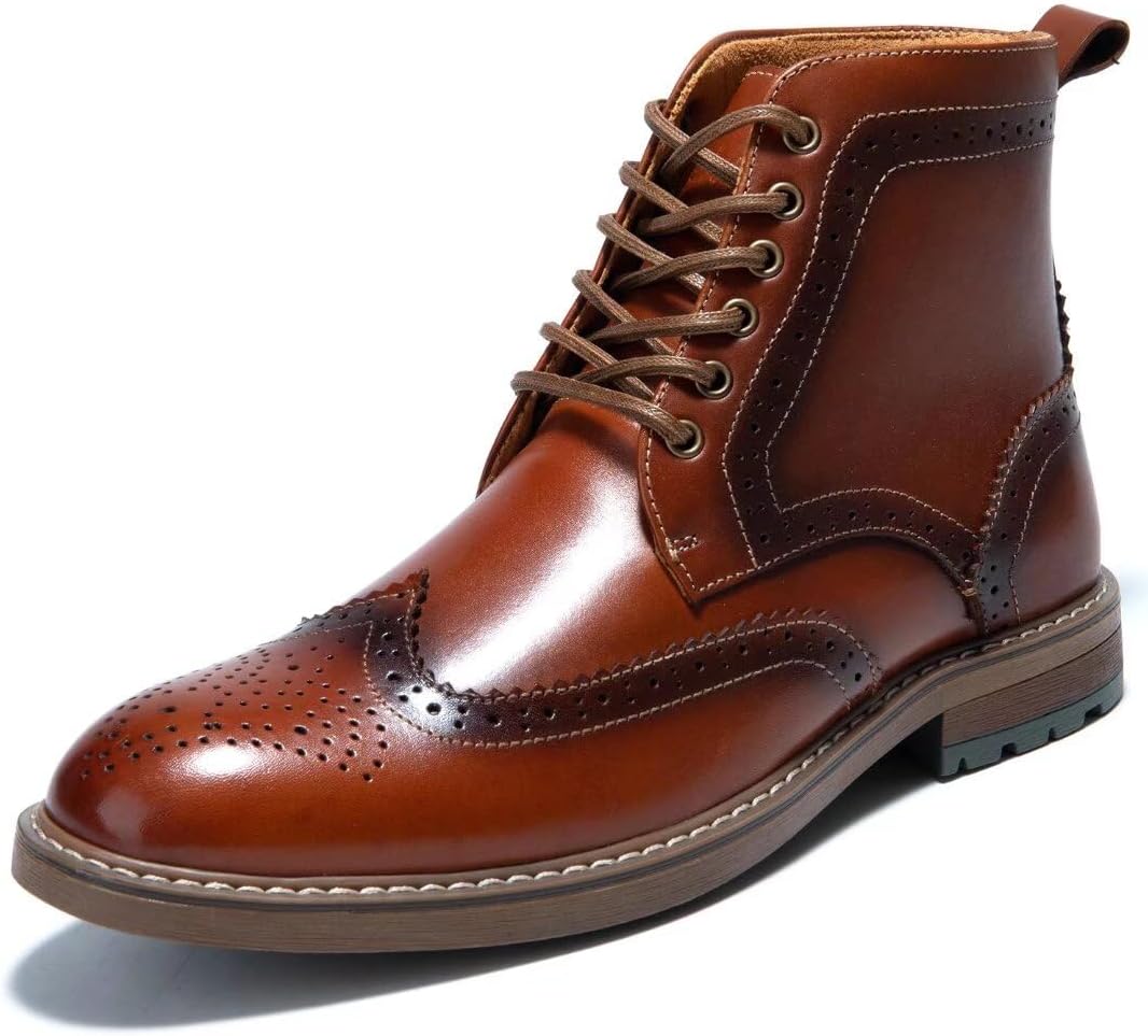 

Мужские ботинки Arkbird Chukka из натуральной кожи, классические повседневные ботинки оксфордского стиля, коричневый