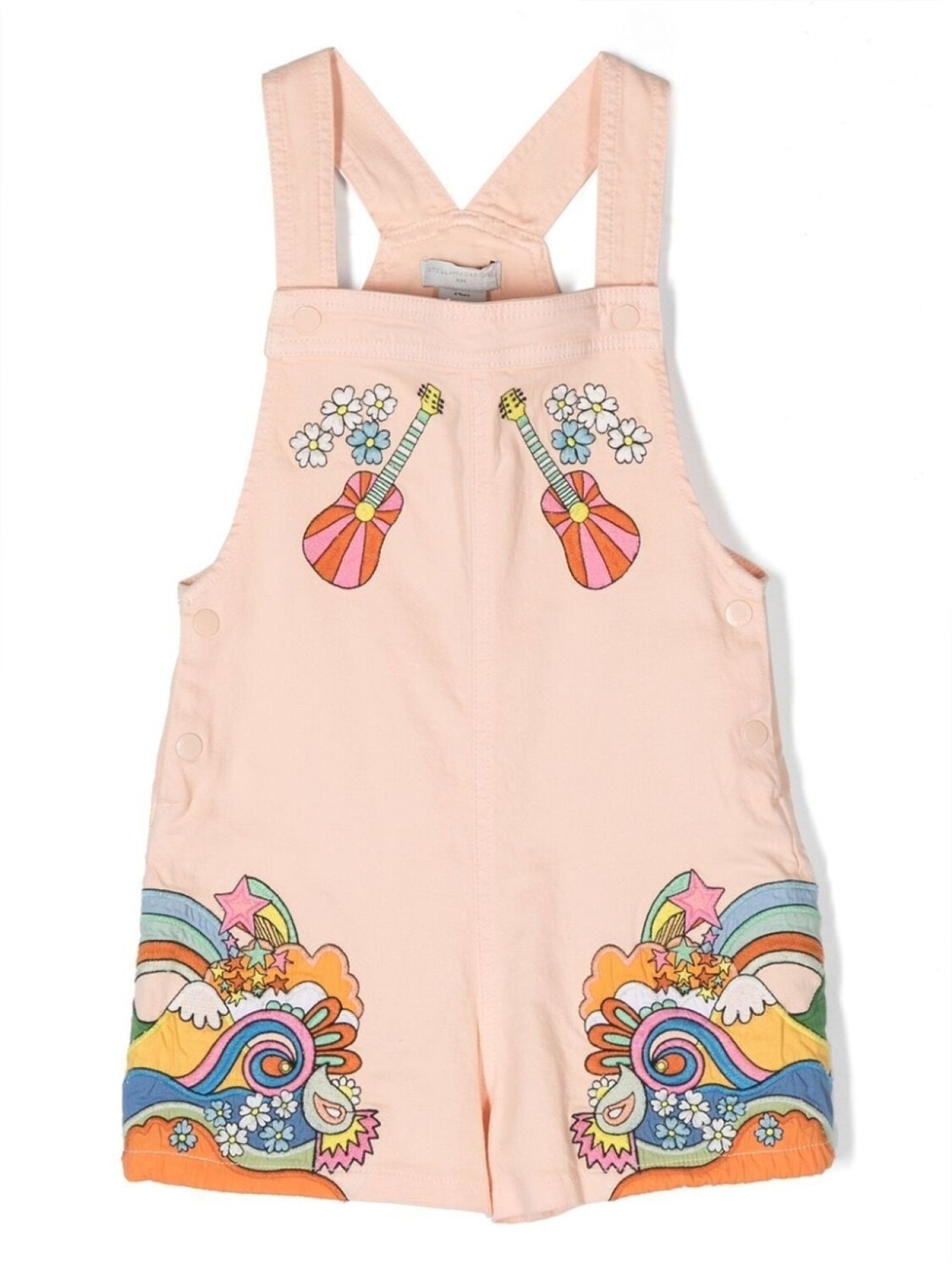 

Stella McCartney Kids ромпер с вышивкой, розовый