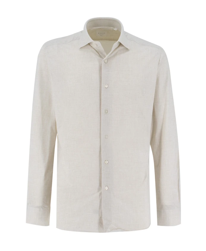 

Изысканная рубашка с французским воротником. Xacus, бежевый