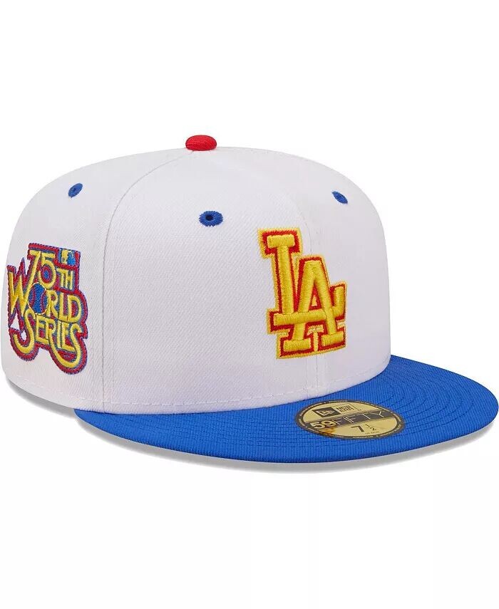 

Мужская белая шляпа Royal Los Angeles Dodgers 75th World Series Cherry Lolli 59FIFTY New Era
