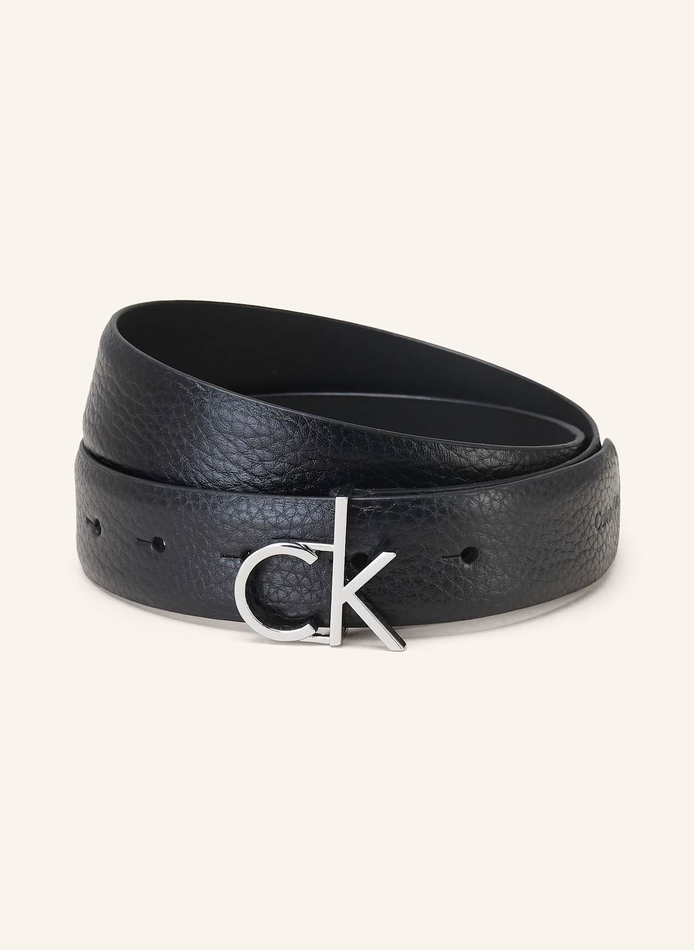

Кожаный ремень Calvin Klein, черный