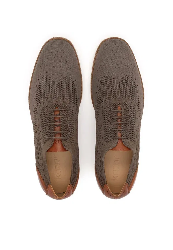 Ботинки повседневные Tompel.. casual lace ups Kazar, цвет серо-коричневый — фото 3