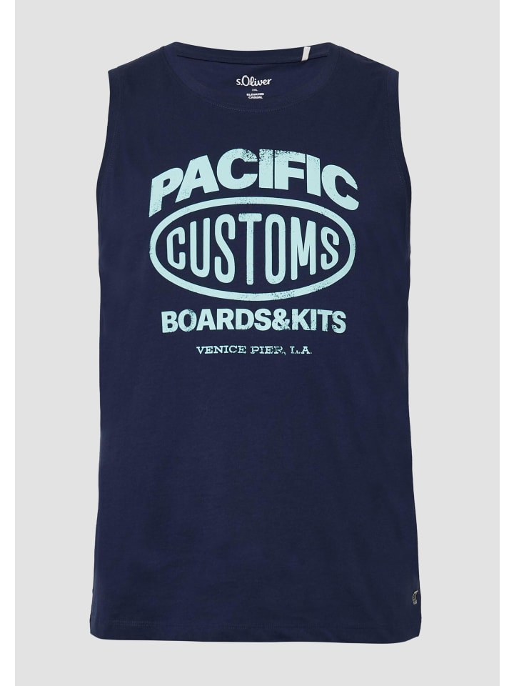 

Футболка цвета 58D1_глубокий синий s.Oliver