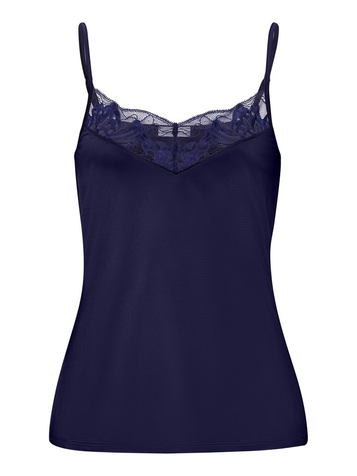 

Топ Hanro Spaghetti Eva, цвет evening blue
