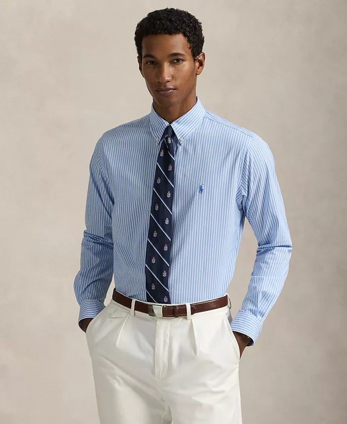 

Мужская рубашка из поплина Slim-Fit Polo Ralph Lauren, мультиколор
