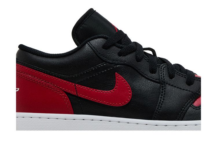 Кроссовки Air Jordan Air Jordan 1 Low GS 'Bred', красный — фото 3