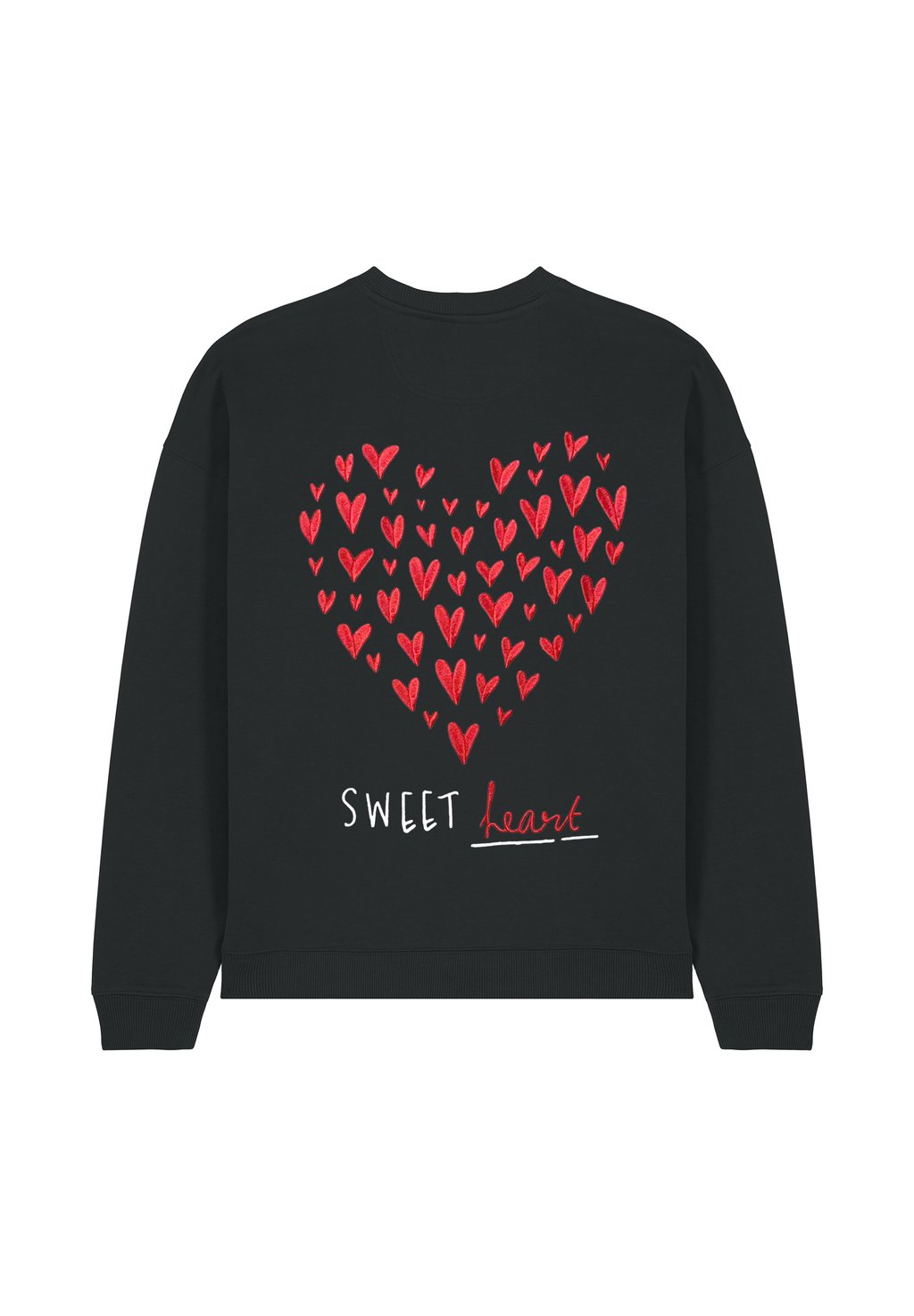 

Толстовка SWEETHEART BACK PRINT UNISEX HEAVYWEIGHT Mira Paris, черный