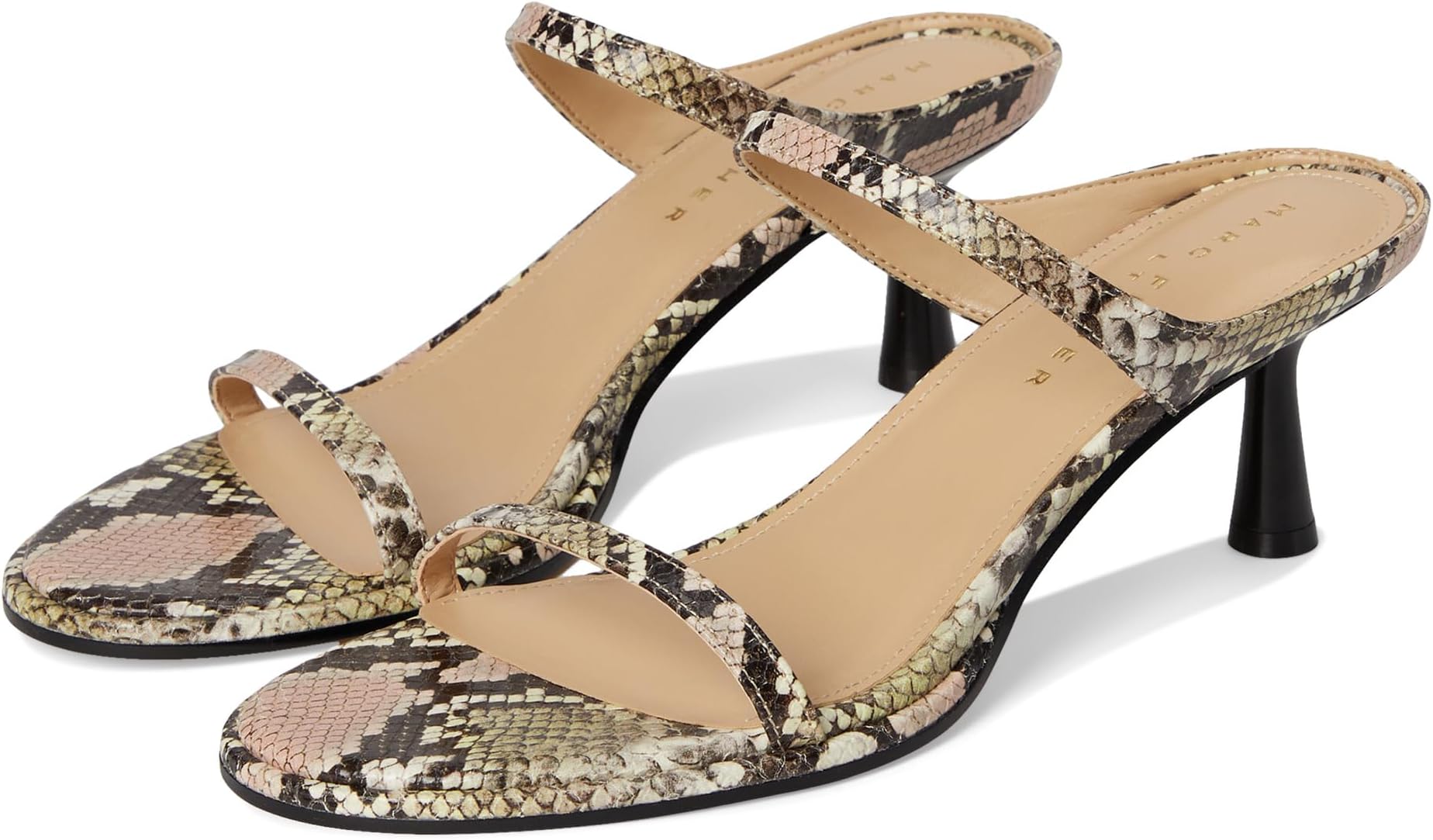 Туфли Marc Fisher LTD Alonde, Blush/Natural Snake Leather MultiSee Less