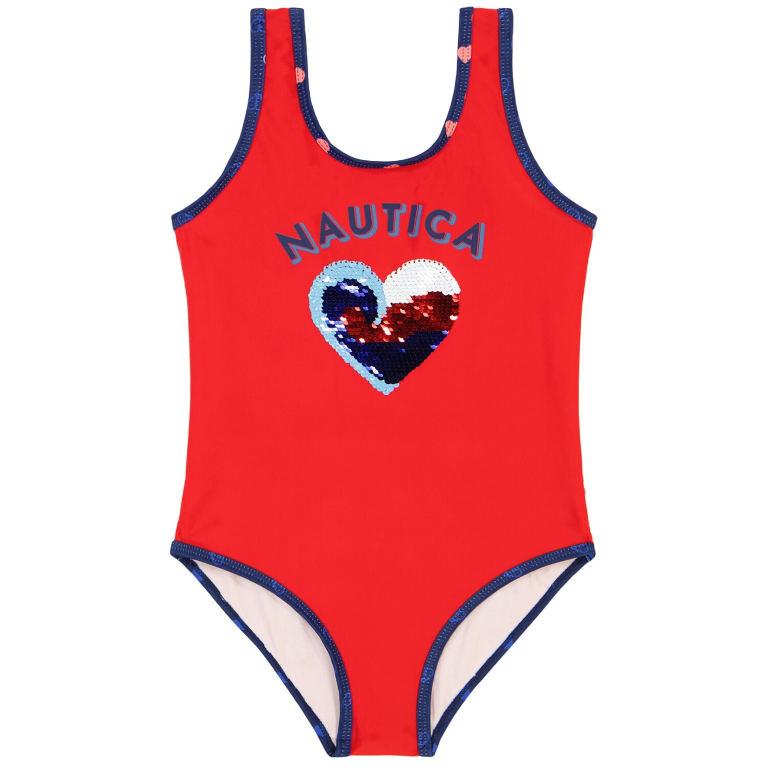 

Купальник Nautica с пайетками для маленьких девочек (4-6X), цвет Rosewood