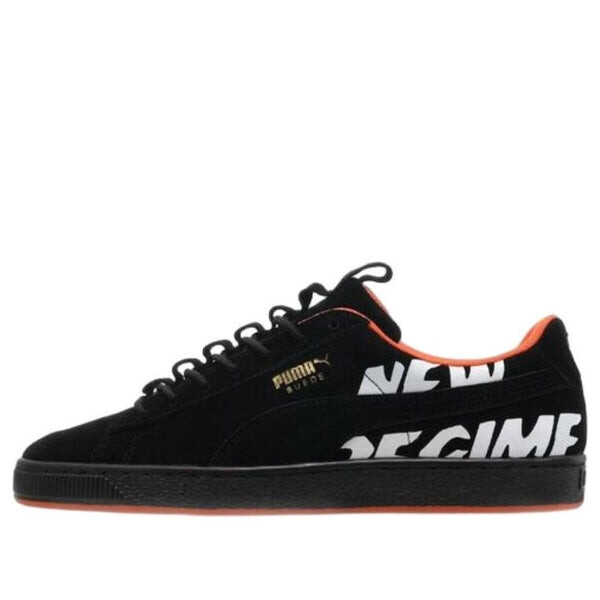 

Кроссовки atelier new regime x suede 'black' Puma, черный