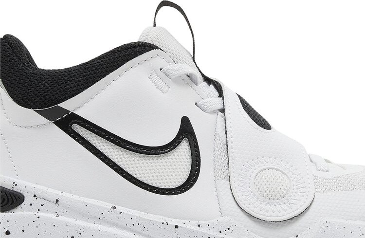 Кроссовки Team Hustle D11 GS 'White Black', белый — фото 2