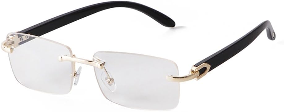 

Солнцезащитные очки без оправы для женщин и мужчин, винтажные прямоугольные солнцезащитные очки с защитой от УФ-излучения UV400, очки для вождения, модные безоправные градиентные очки generic, C4