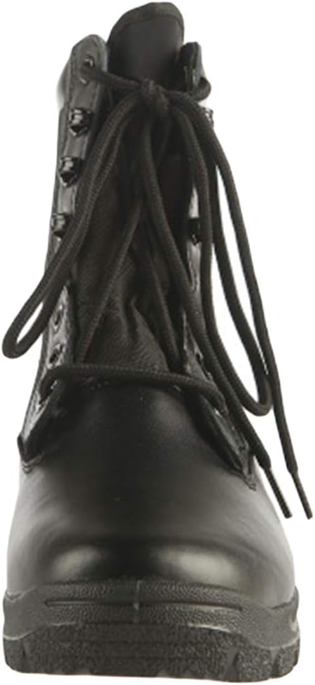 Мужские военные боевые ботинки, пустынные тактические ботинки, ботинки на шнуровке для походов на открытом воздухе, водонепроницаемые, для полиции, черные, зимние, сохраняющие тепло Wygwlg, черный — фото 3