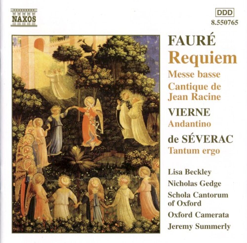 

Диск CD Requiem • Messe Basse • Cantique De Jean Racine - Gabriel Fauré, Louis Vierne, Déodat de Sévérac