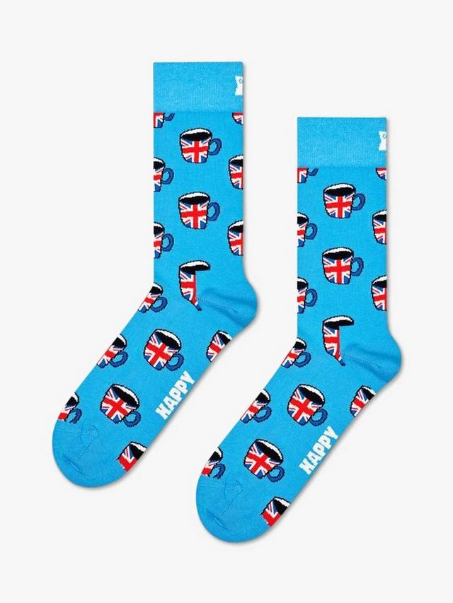 

Британские чайные носки Happy Socks, синий/разноцветный