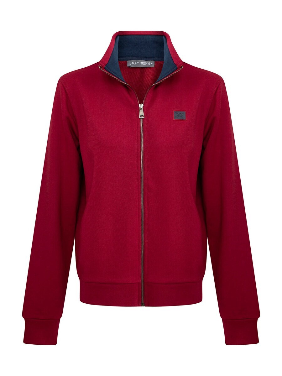 

Толстовка с капюшоном на молнии Jacey Quinn Zip-Up Hoodie, бордо