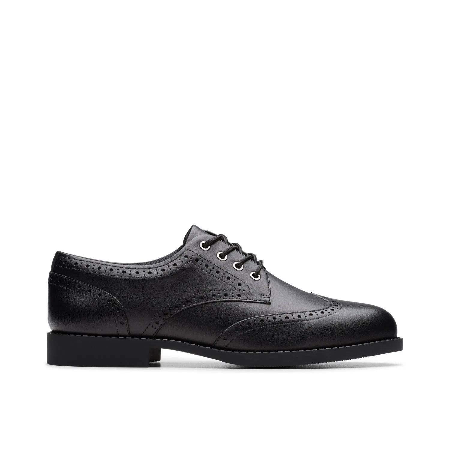 Дерби броги Clarks Tapa Pure Youth на шнуровке, черный