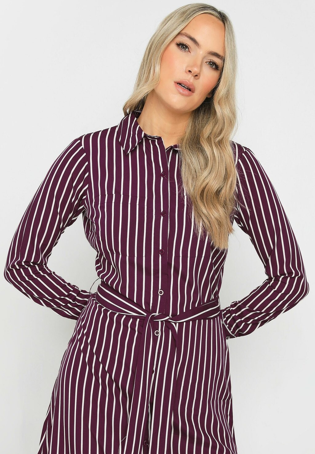 

Платье-рубашка STRIPED Long Tall Sally, светло-красный