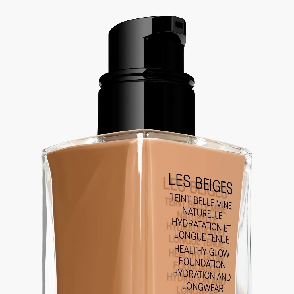 Тональный крем для лица les beiges foundation Chanel, b60 - beige, объем 30 мл — фото 2