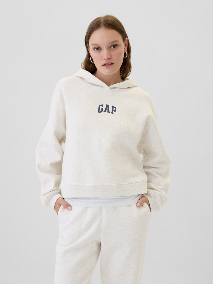

Толстовка с капюшоном GAP, светло-серый