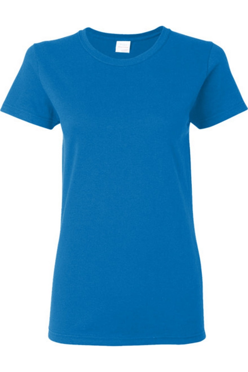 

Футболка Gildan Ladies/Womens из плотного хлопка Missy Fit с коротким рукавом, цвет royal
