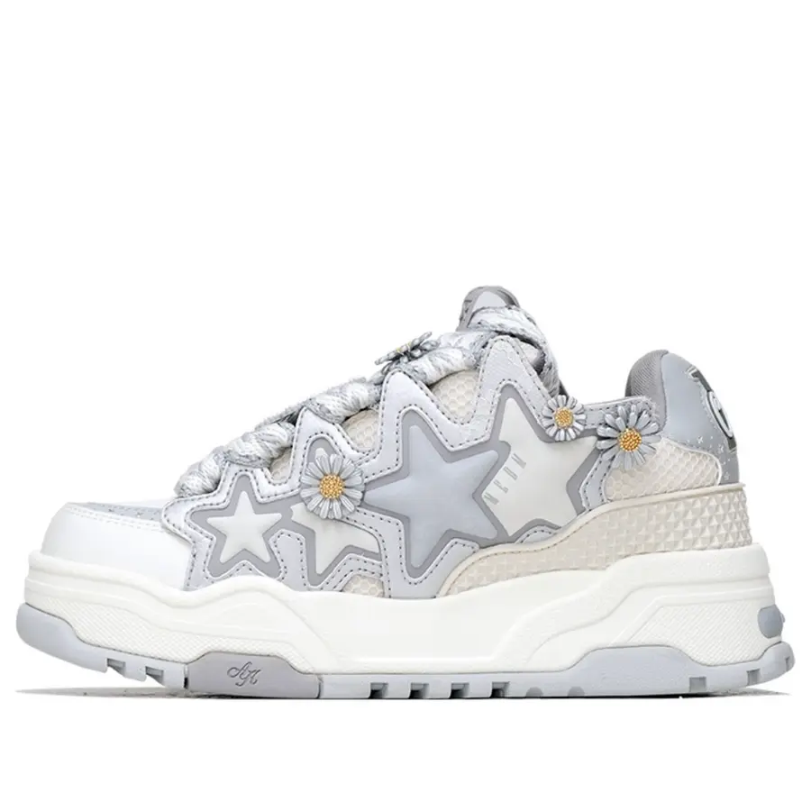 

Кроссовки KAALIXTO x METAIDAISY Skateboarding Low 'Grey White', серый