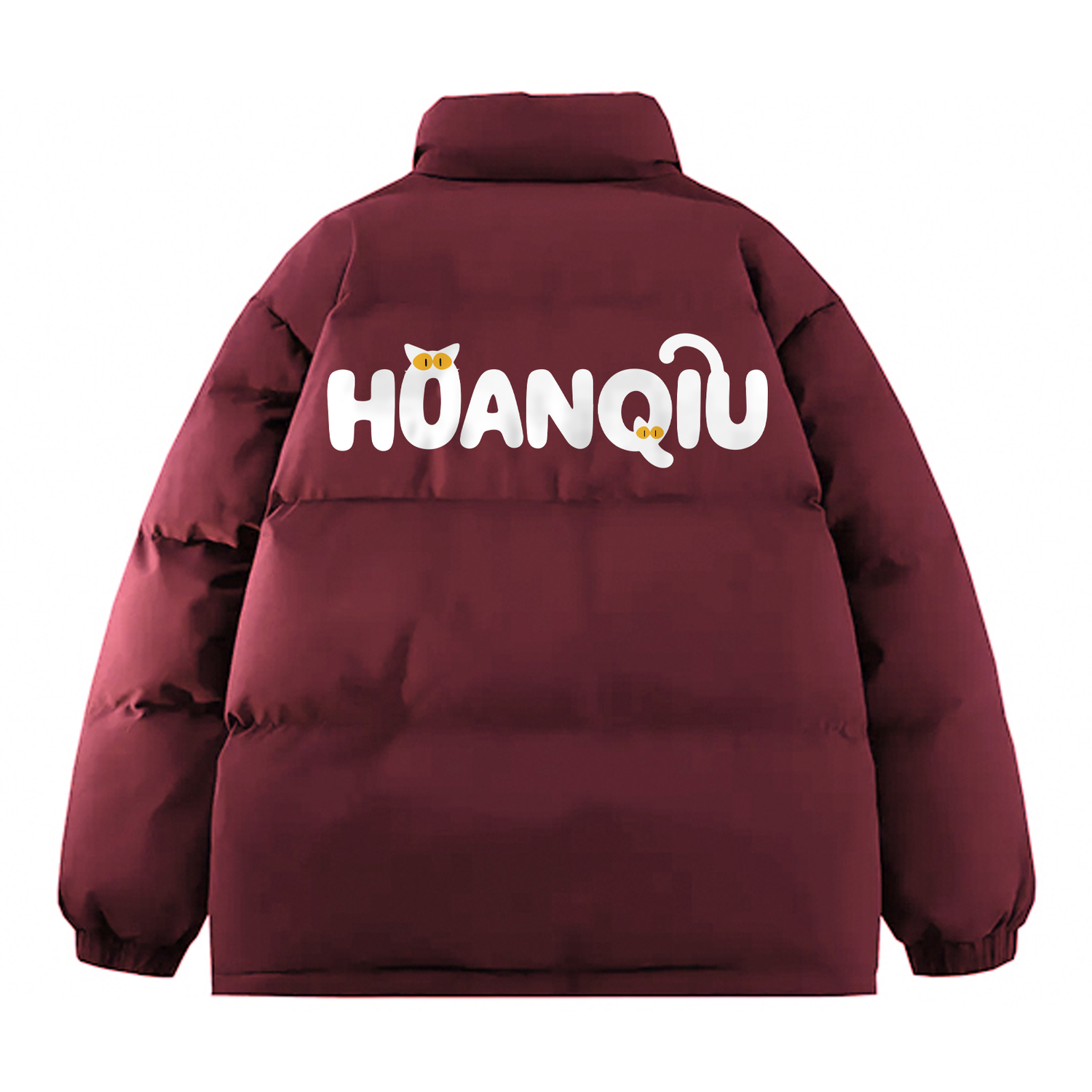 

Пуховик Unisex Stand Collar Moderate Padded HUANQIU, maroon