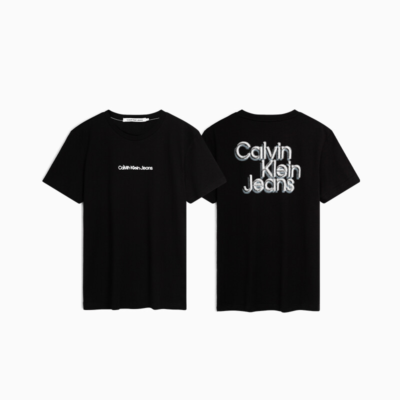 

Футболка Calvin Klein Jeans с буквенным принтом, черный