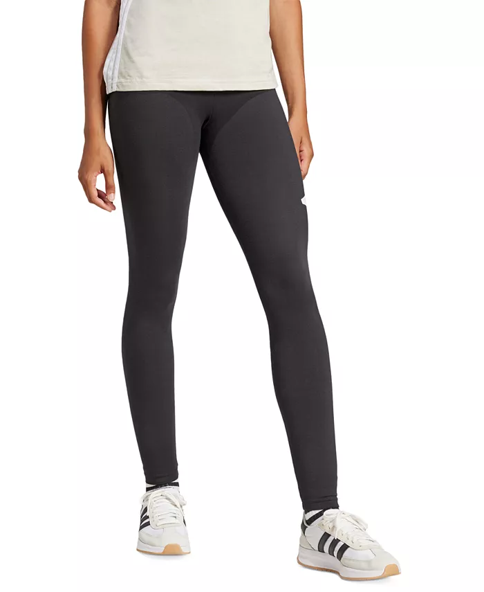 

Женские хлопковые леггинсы Essentials Big Logo adidas, черный