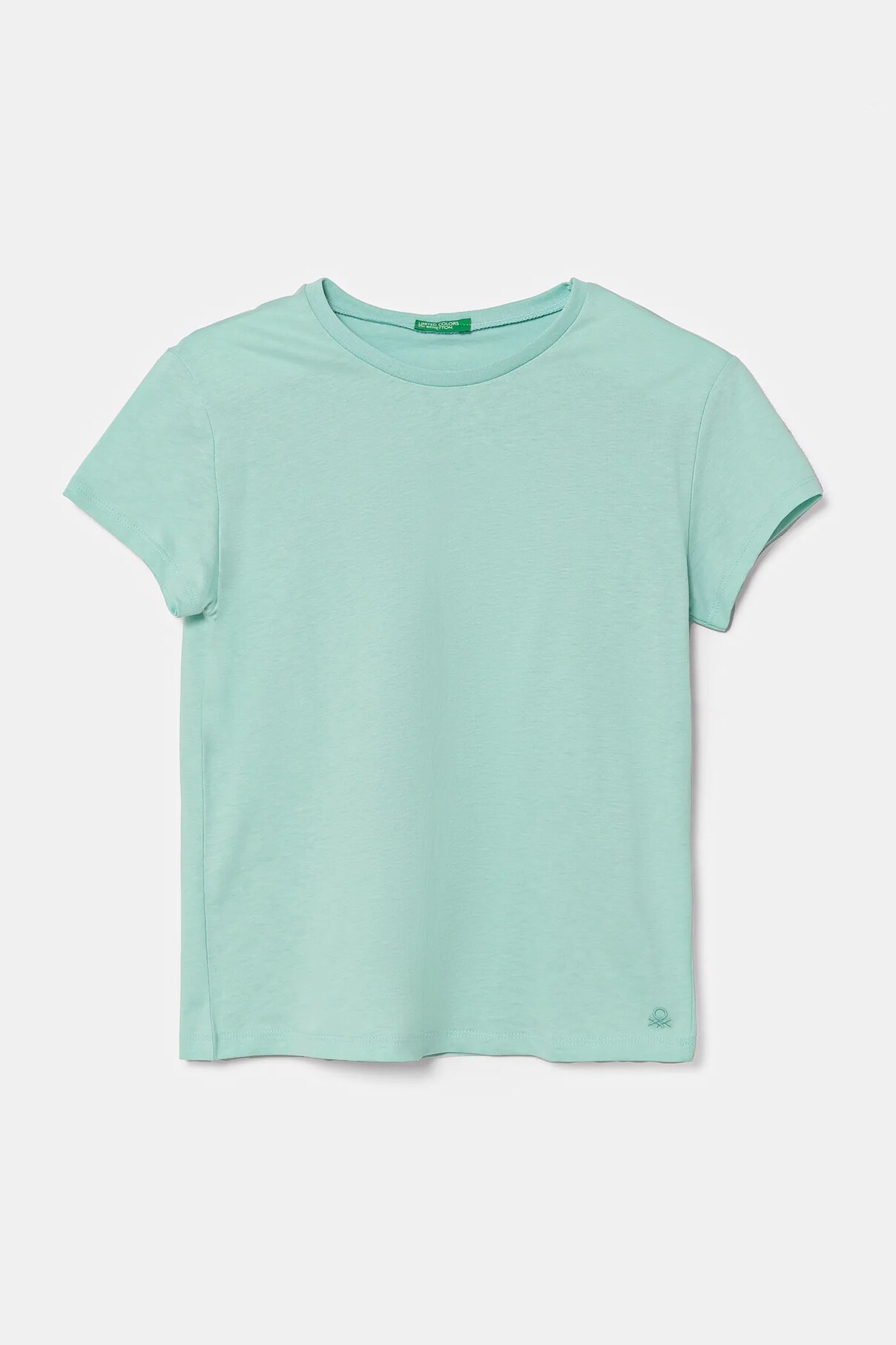 

Футболка из хлопка для детей United Colors Of Benetton, бирюзовый