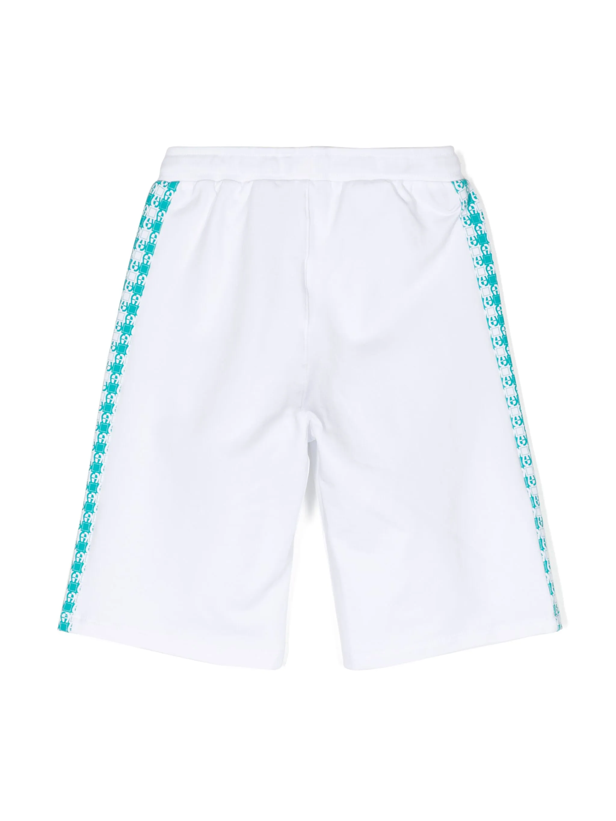 Шорты с вышитым логотипом Aigner Kids, белый — фото 2