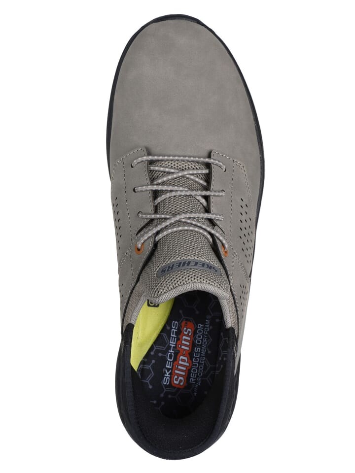Кроссовки на шнуровке Skechers Sneakers Low SLADE-MACKLIN, серый — фото 4