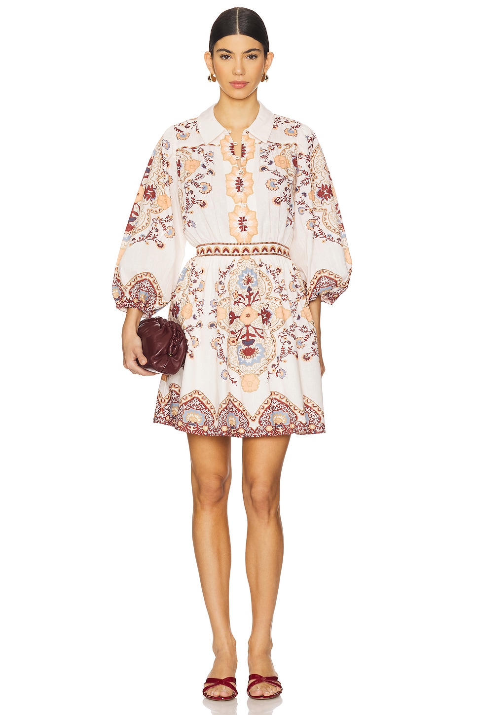 

Мини-платье Leigh от Cleobella, ivory lagos