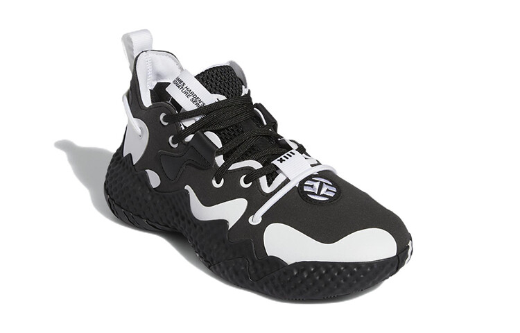 Баскетбольные кроссовки Harden Vol.6 Kids GS Low-top Black/white Adidas — фото 3