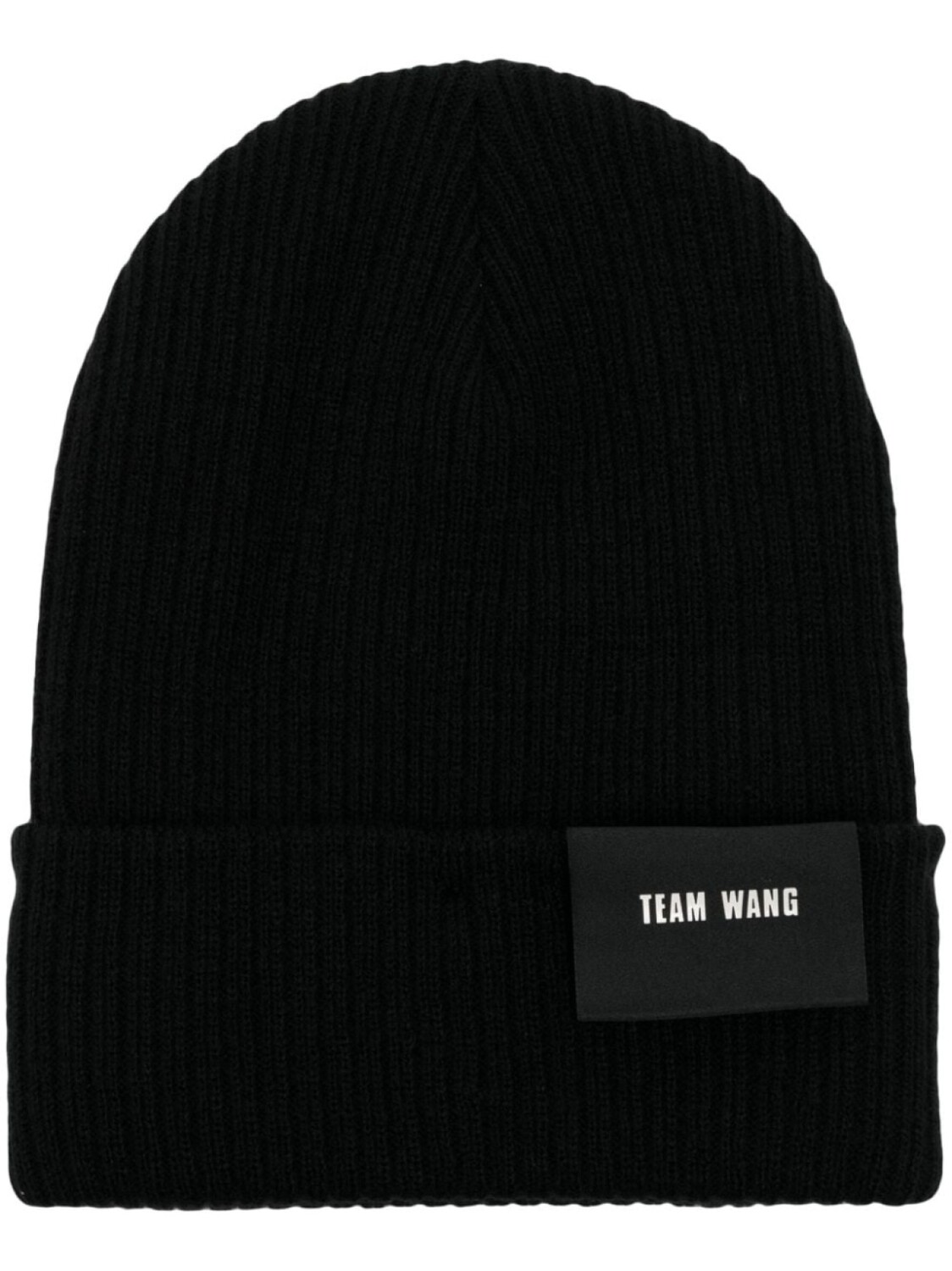 

TEAM WANG design шапка бини с нашивкой-логотипом, черный