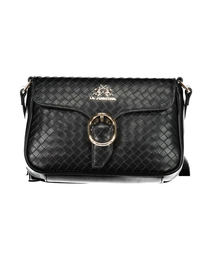 

Черная женская сумка через плечо из полиэтилена La Martina, черный