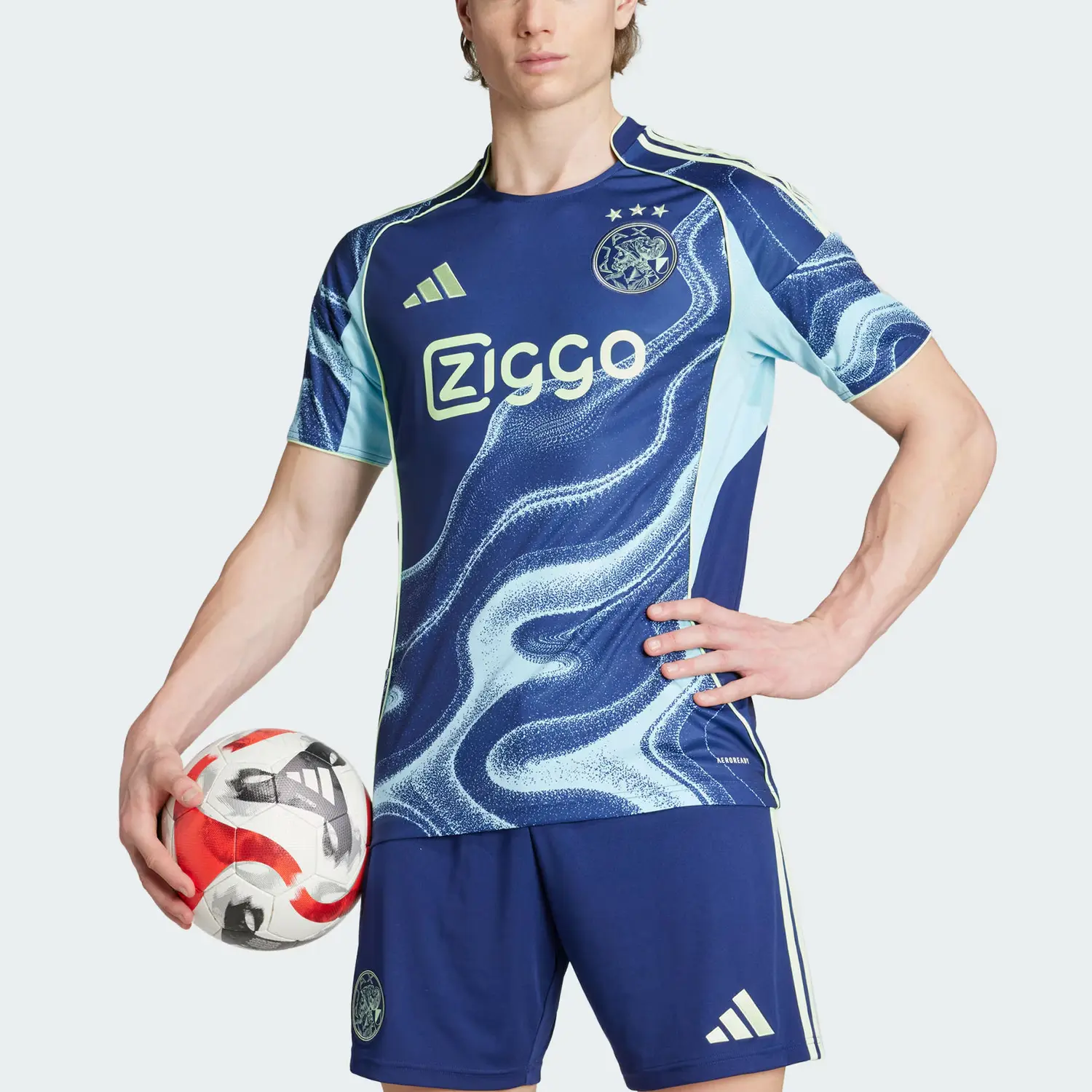 Футболка Ajax Amsterdam 25/26 Away с доставкой для участников AdiClub Adidas, фиолетовый — фото 3