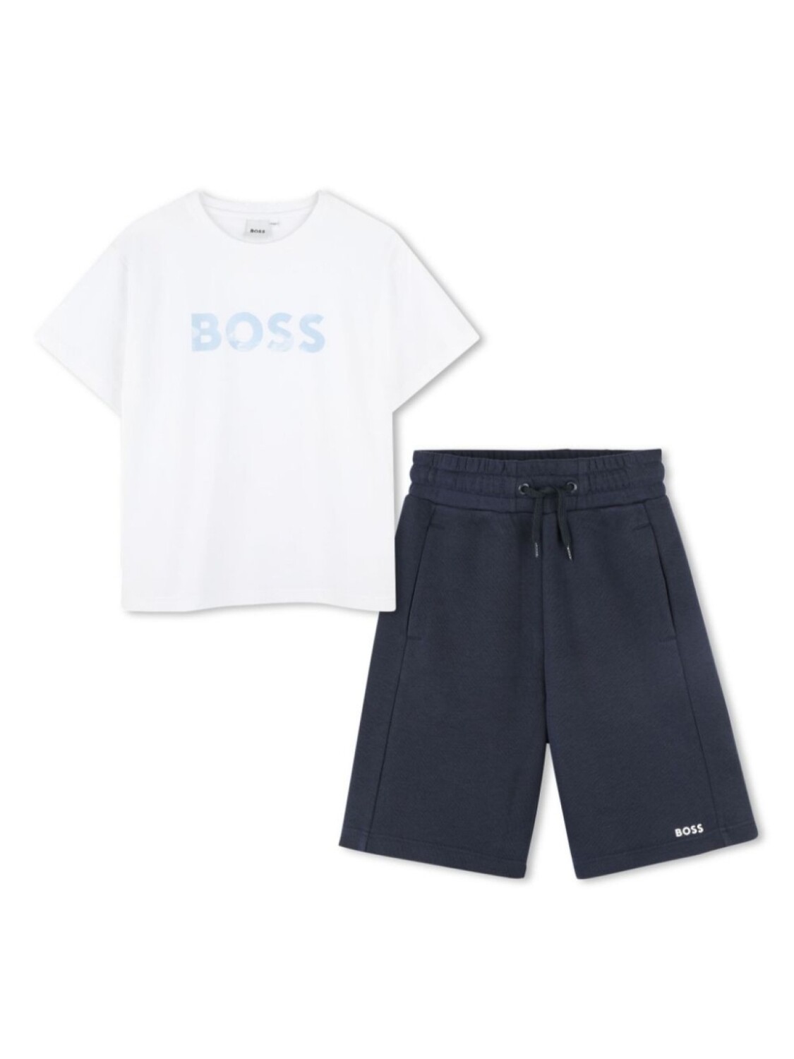 

Спортивный костюм с логотипом BOSS Kidswear, белый