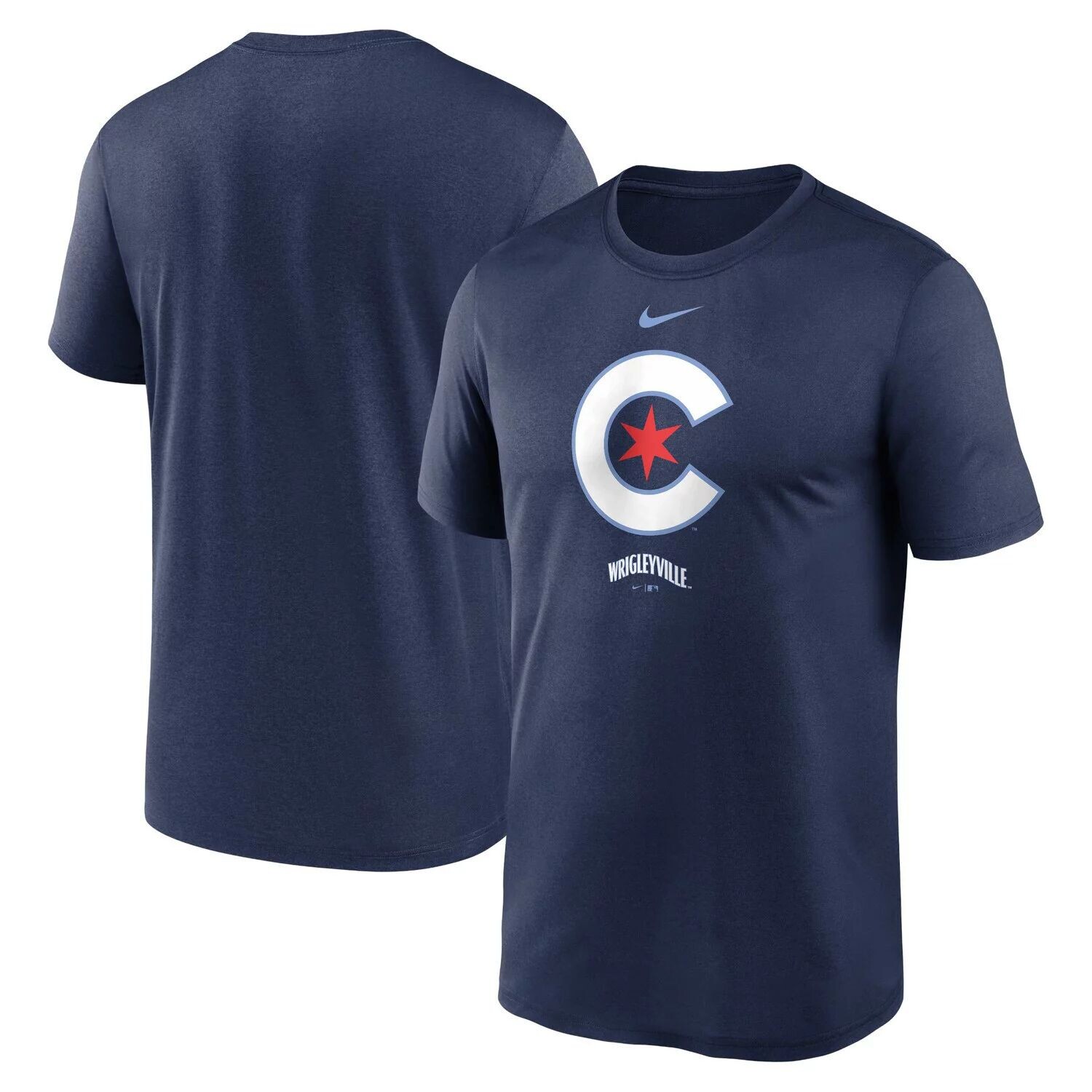 

Мужская темно-синяя футболка с логотипом Chicago Cubs City Connect Nike, Синий, Мужская темно-синяя футболка с логотипом Chicago Cubs City Connect Nike