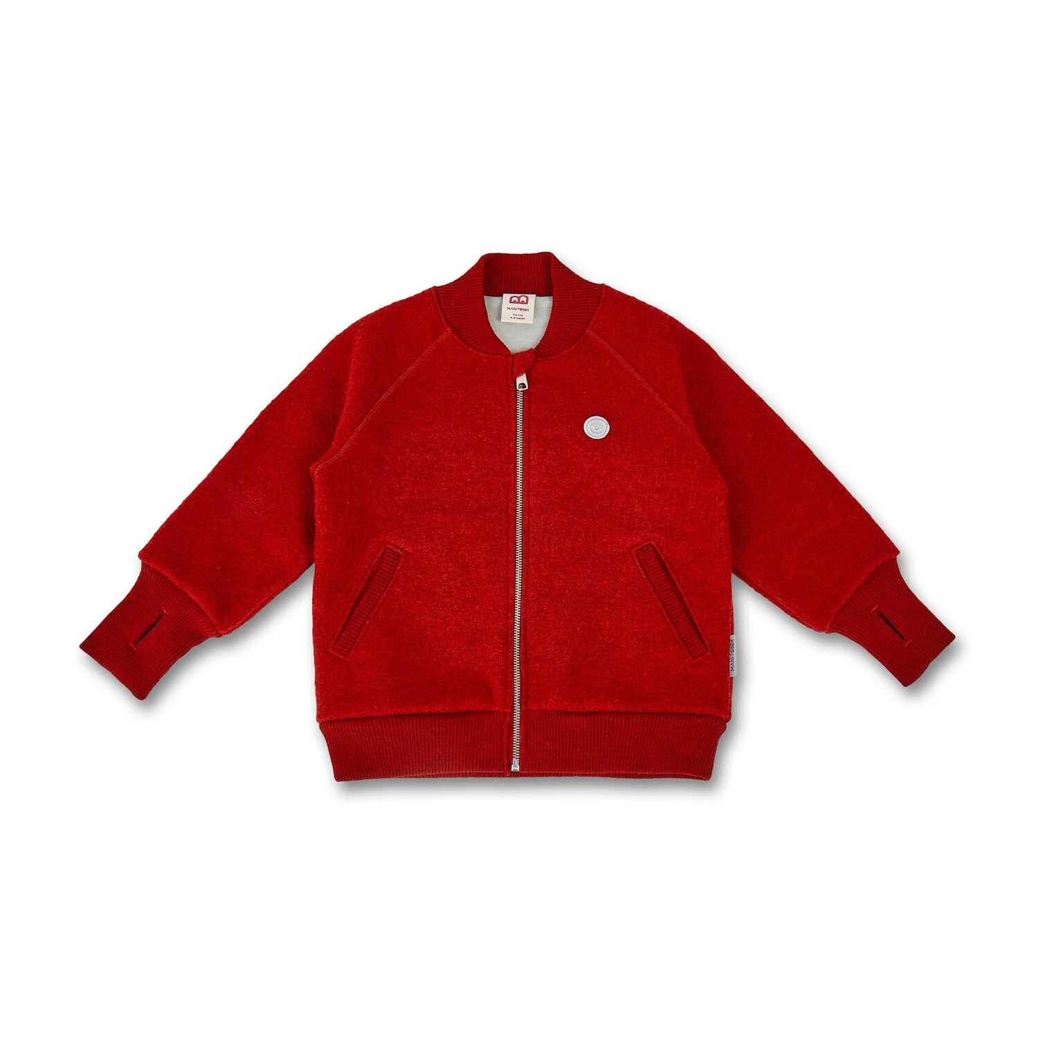 

Куртка MANITOBER Wollwalk Bomber Jacke, красный