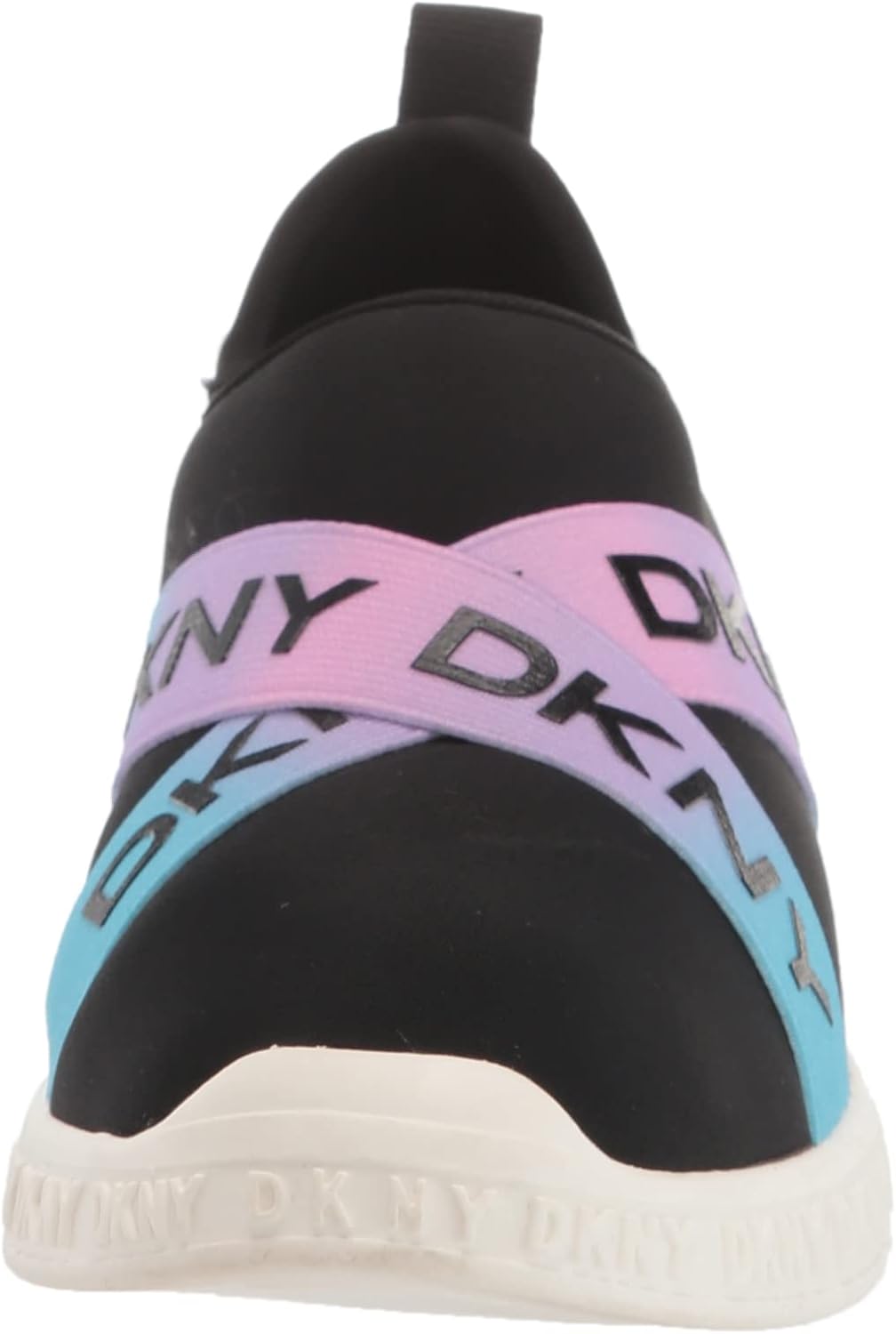 Повседневные и модные кроссовки для девочек DKNY, белый/черный — фото 2