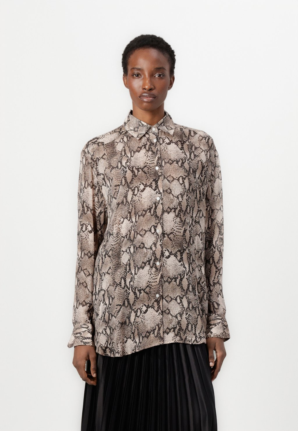 

Блузка на пуговицах THE BOYFRIEND SHIRT HUGO, коричневый